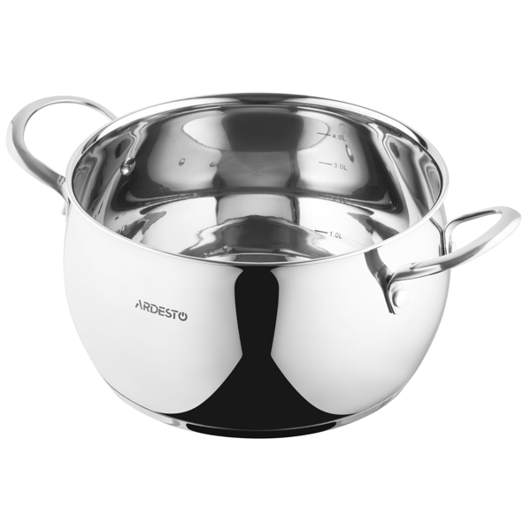 ქვაბი Ardesto AR4350GB Gemini Liguria, 5L, 22cm, Silver