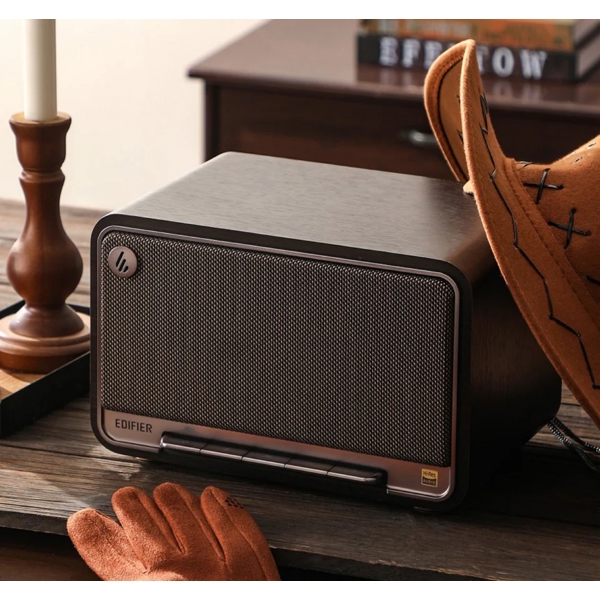 Edifier D32, 60W, Bluetooth, USB-C, AUX, Speaker, Black Walnut