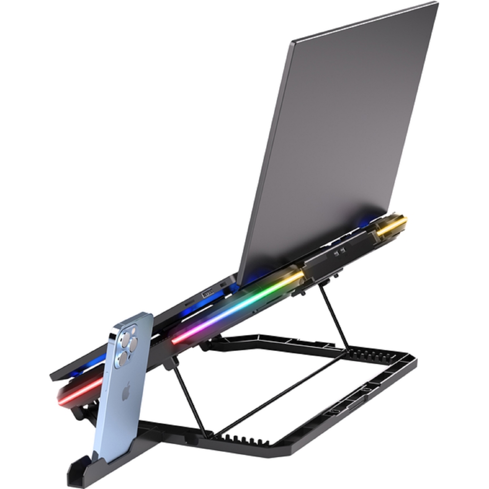 ნოუთბუქის გამაგრილებელი 2E 2E-CPG-008, Laptop Cooling Stand, Black