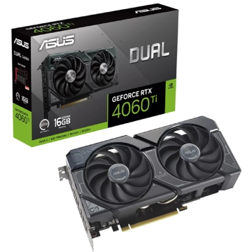 Asus 90YV0JH1-M0NA00, Gaming RTX4060Ti, 16GB, 128bit, HDMI, DP, Black