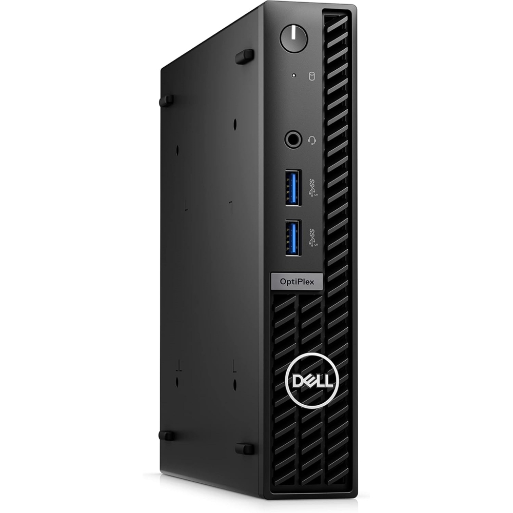 პერსონალური კომპიუტერი Dell OptiPlex 7010 MFF, i3-13100T, 8GB, 256GB SSD, Integrated, W11P, Black
