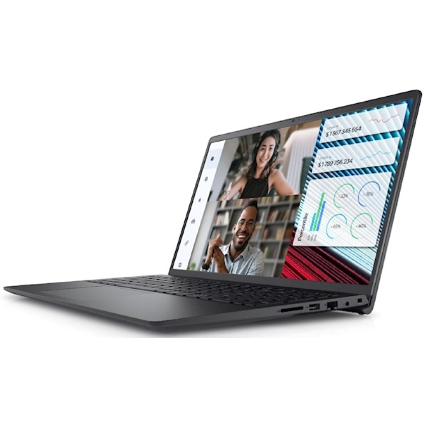 Dell Vostro 3520, 15.6", i5-1235U, 16GB, 512GB SSD, Integrated, W11P, Black