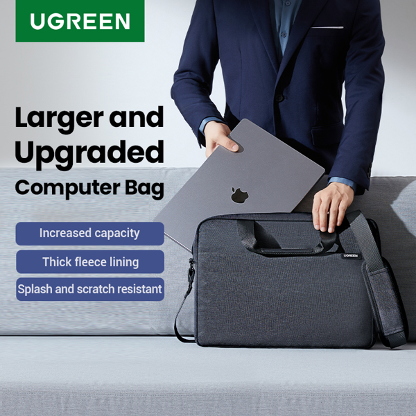 UGREEN LP584 (90894), 16.1", Laptop Bag, Black