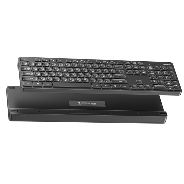 კლავიატურა + მაუსი UGREEN MK004(15104), Wireless, USB, Keyboard And Mouse, Black