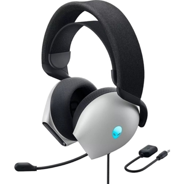 Dell 545-BBFJ Alienware, Gaming Headset, Wired, RGB, USB, 3.5mm, Silver