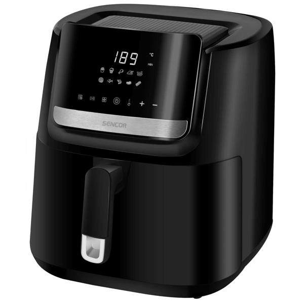 Sencor SFR 6550BK, 1600W, 6.5L, Air Fryer, Black