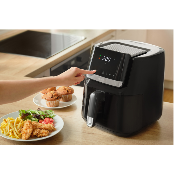 აეროგრილი Sencor SFR 6550BK, 1600W, 6.5L, Air Fryer, Black