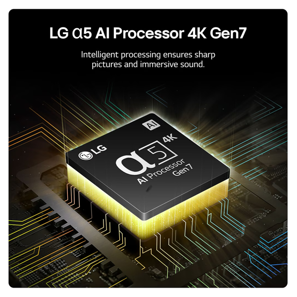 ტელევიზორი LG 65UT81006LA.AMCN, 65", 4K UHD, Smart TV, USB, HDMI, LAN, BT, WIFI, Black