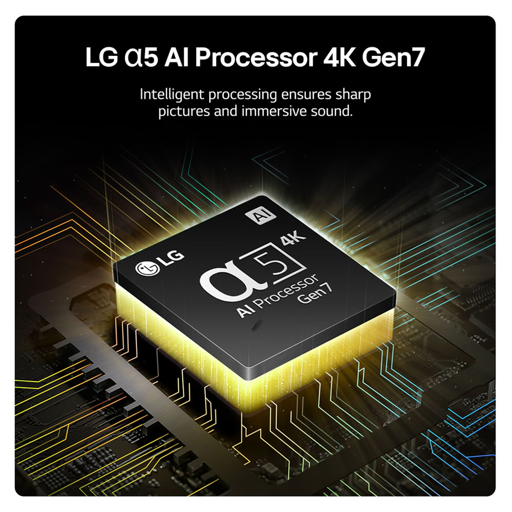 ტელევიზორი LG 65UT81006LA.AMCN, 65", 4K UHD, Smart TV, USB, HDMI, LAN, BT, WIFI, Black