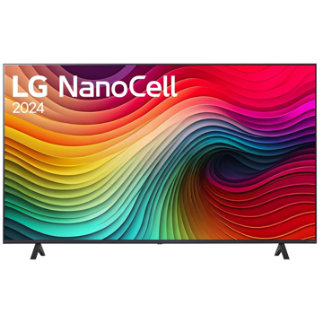 ტელევიზორი LG 65NANO80T6A.AMCN, 65", 4K UHD, Smart TV, USB, HDMI, BT, WIFI, Black