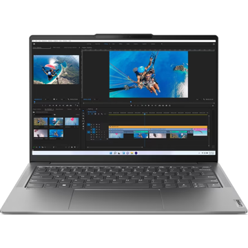 ნოუთბუქი Lenovo 83E0001WRK Yoga Slim 6, 14", i5-13500H, 16GB, 512GB SSD, Integrated, W11H, Storm Grey