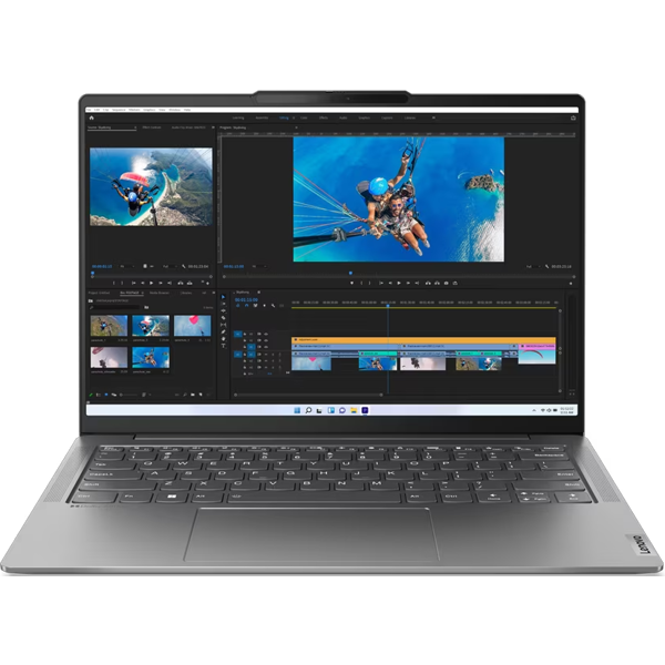 ნოუთბუქი Lenovo 83E0001WRK Yoga Slim 6, 14", i5-13500H, 16GB, 512GB SSD, Integrated, W11H, Storm Grey