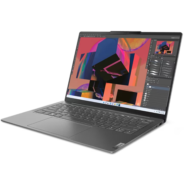 ნოუთბუქი Lenovo 83E0001WRK Yoga Slim 6, 14", i5-13500H, 16GB, 512GB SSD, Integrated, W11H, Storm Grey