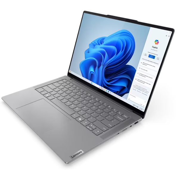 ნოუთბუქი Lenovo 83E20046RK Yoga Pro 7, 14.5", Ultra 5-125H, 32GB, 1TB SSD, Integrated, W11H, Luna Grey