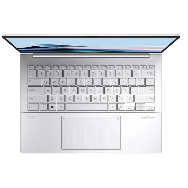 ნოუთბუქი Asus UX3405MA-QD026W Zenbook, 14", Ultra 7-155H, 16GB, 1TB SSD, Inetgrated, W11H. Silver