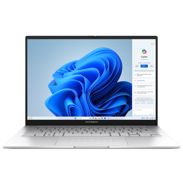 Asus UX3405MA-QD613 Zenbook, 14", Ultra 5-125H, 16GB, 512GB SSD, Integrated, Silver