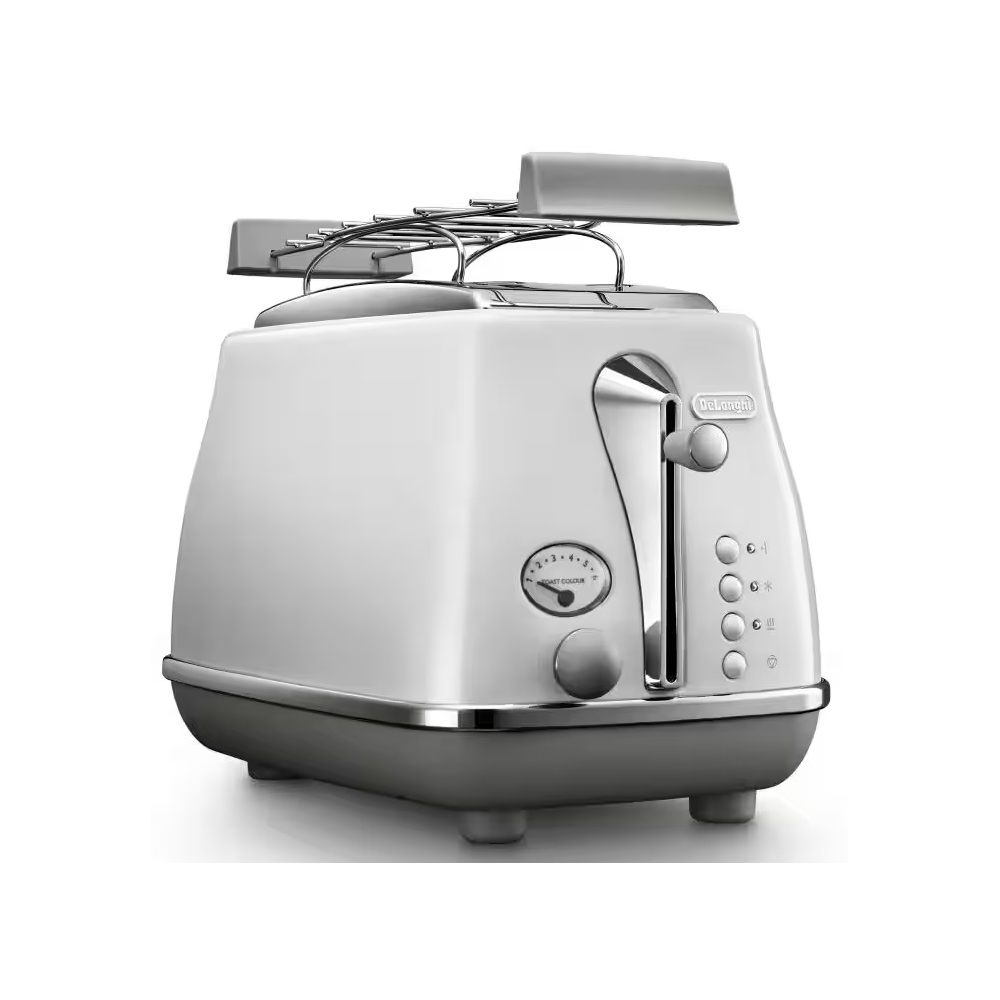 Delonghi CTOC2103.W, 900W, Toaster, White