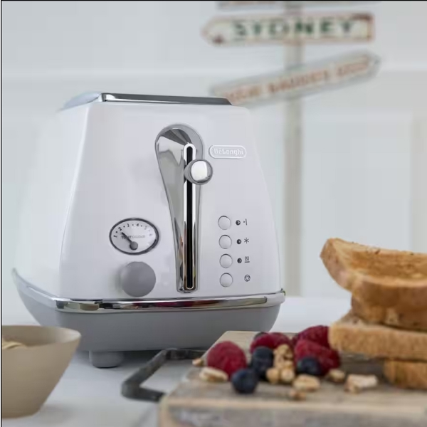 ტოსტერი Delonghi CTOC2103.W, 900W, Toaster, White