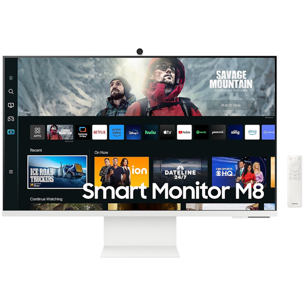 Samsung LS32CM801UIXCI, 32", Monitor, 4K UHD, VA, HDMI, USB, White