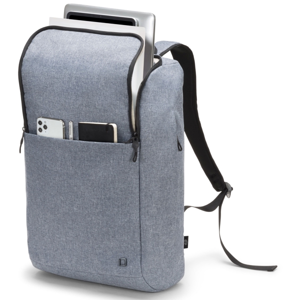 ნოუთბუქის ჩანთა Dicota D31875-RPET Eco MOTION, 15.6", Backpack, Blue Denim