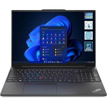 ნოუთბუქი Lenovo 21JQS5FP00 ThinkPad E16 G1, 16", i7-13700H, 16GB, 1TB SSD, Integrated, Black