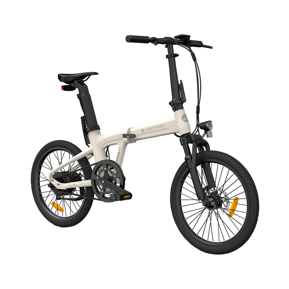 ელექტრო ველოსიპედი ADO A20 Lite, 350W, Smart APP, Folding Electric Bike, 30KM/H, Ivory