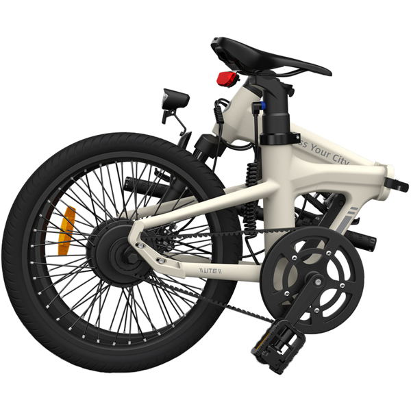 ელექტრო ველოსიპედი ADO A20 Lite, 350W, Smart APP, Folding Electric Bike, 30KM/H, Ivory