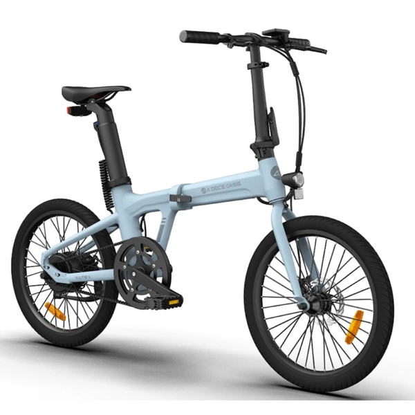 ADO A20 Lite, 350W, Smart APP, Folding Electric Bike, 30KM/H, Blue