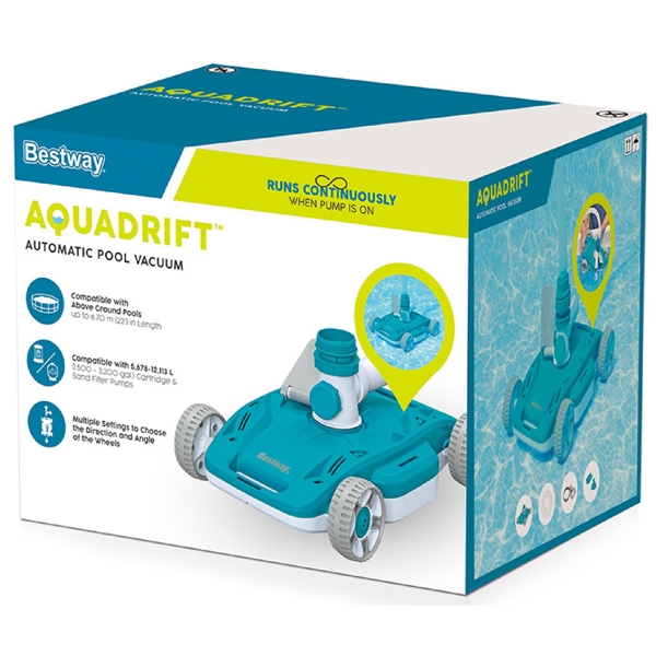 აუზის მტვერსასრუტი Bestway 58665 Aquadrift, Automatic Pool Cleaner