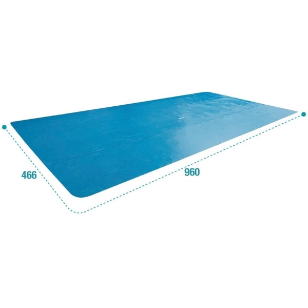 აუზის თერმო ტენტი Intex 28018, Pool Cover, Blue