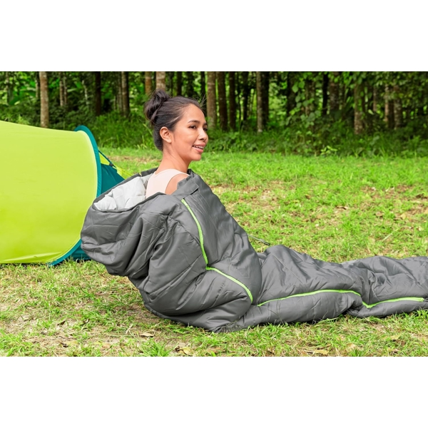 საძილე ტომარა Bestway 68104 Hiberhide 0, Sleeping Bag, Grey