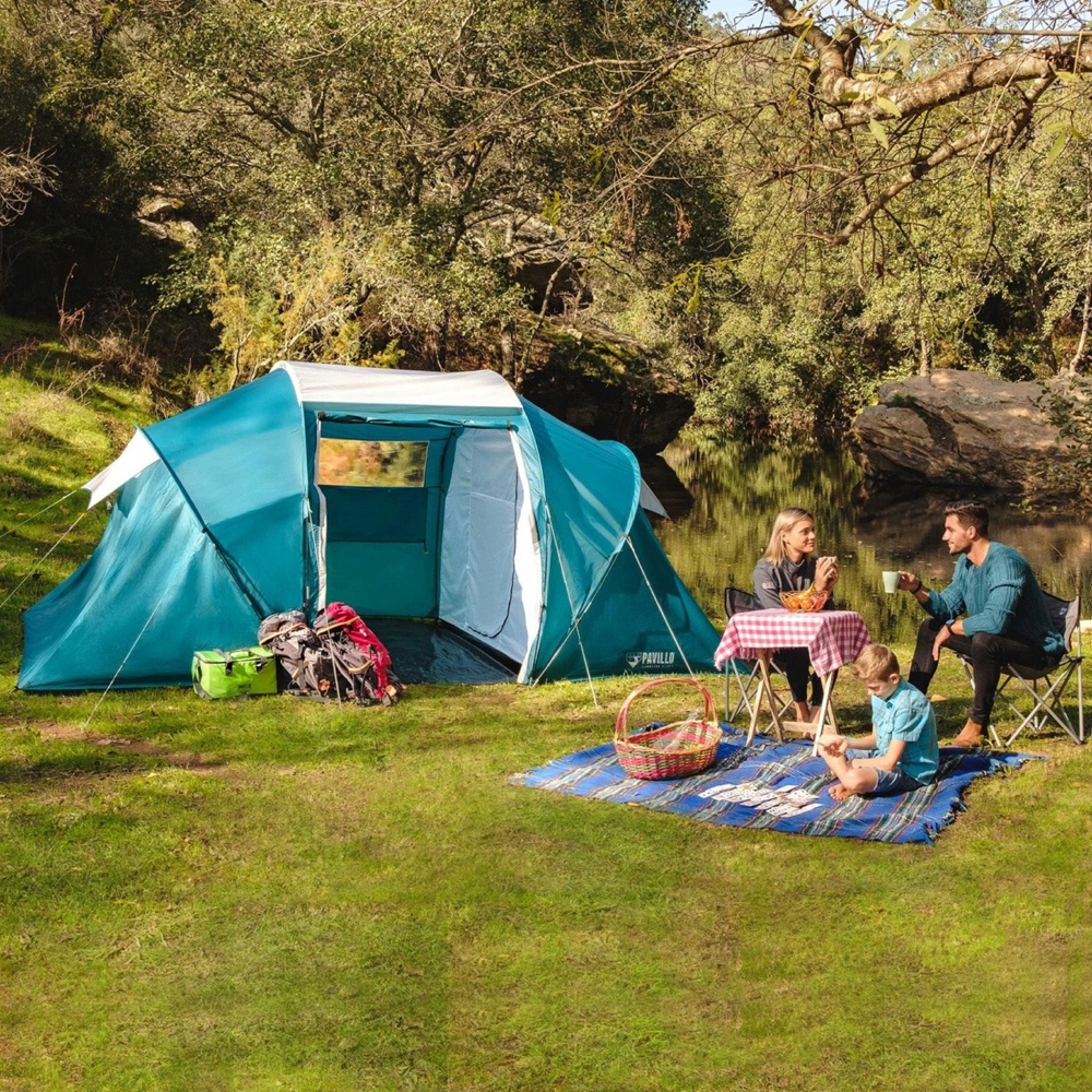 კარავი Bestway 68093 Family Ground 4, 4 Person Tent, Blue