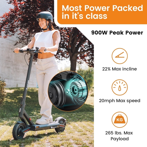 ელექტრო სკუტერი Navee S65C, 450W, Electric Scooter, Black