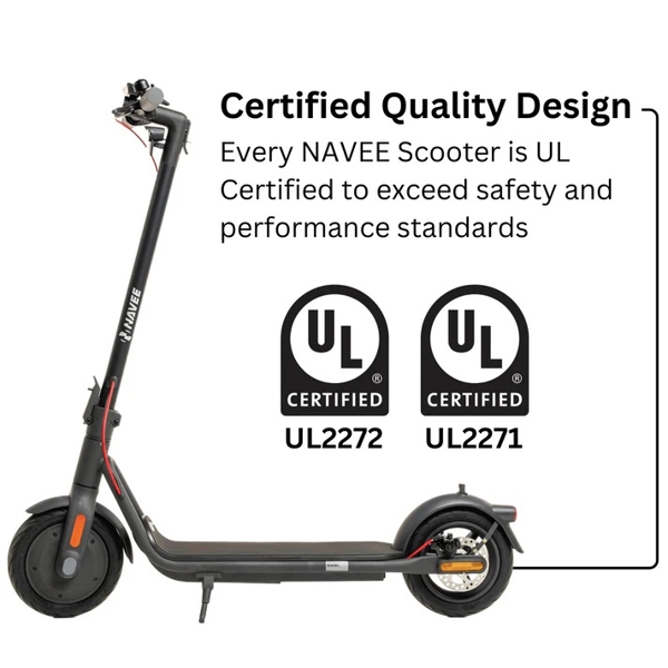 ელექტრო სკუტერი Navee V50, 350W, Electric Scooter, Black