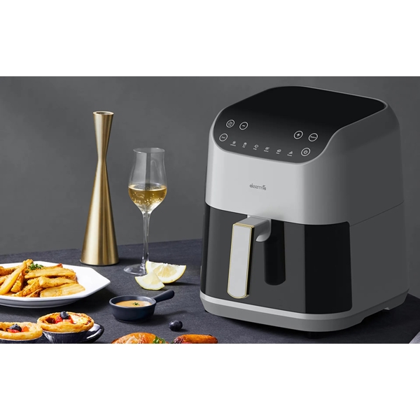 Xiaomi Deerma DEM-KZ130W, 1300W, 5.5L, Air Fryer, White/Black