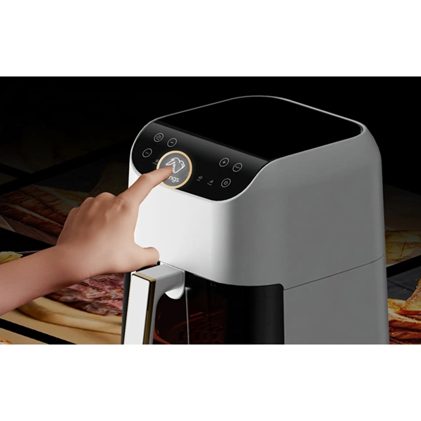 Xiaomi Deerma DEM-KZ130W, 1300W, 5.5L, Air Fryer, White/Black