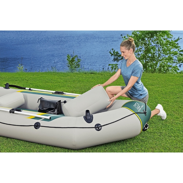 Bestway 65160, Ranger Elite X3, 3 Set, 400Kg, Raft Set, Grey/Green