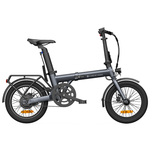 ელექტრო ველოსიპედი ADO Eco 16, 350W, Smart APP, Folding Electric Bike, 25KM/H, Grey