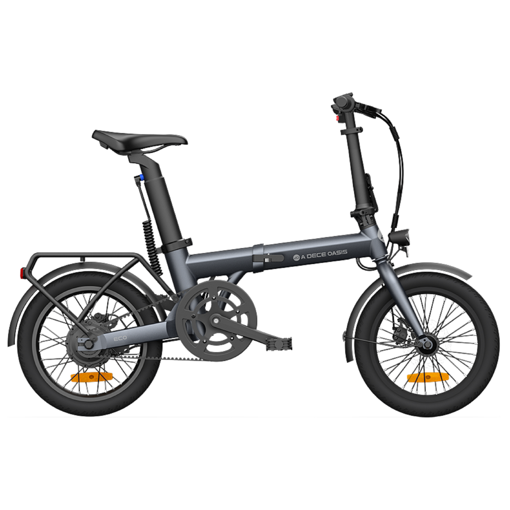 ADO Eco 16, 350W, Smart APP, Folding Electric Bike, 25KM/H, Grey