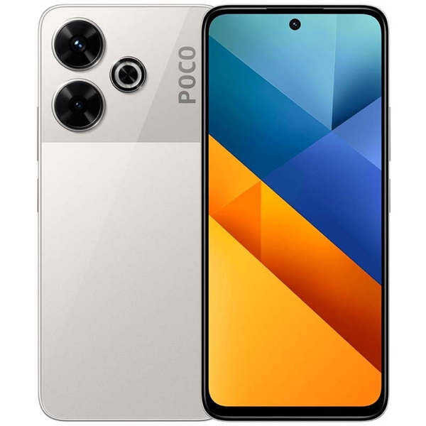 მობილური ტელეფონი Xiaomi POCO M6 Global Version, 6GB, 128GB, Dual Sim, LTE, Silver