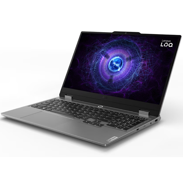 ნოუთბუქი Lenovo 83GS00F9RK LOQ 15IAX9, 15.6", i5-12450HX, 24GB, 1TB SSD, RTX4060 8GB, Luna Grey