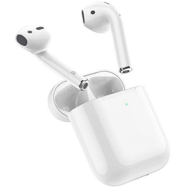 ყურსასმენი Hoco DES03 Plus, Earbuds, Wireless, Bluetooth, White