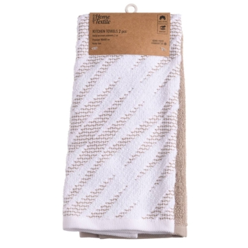 სამზარეულოს პირსახოცი Ardesto ART4060SF, 2Pcs, Beige