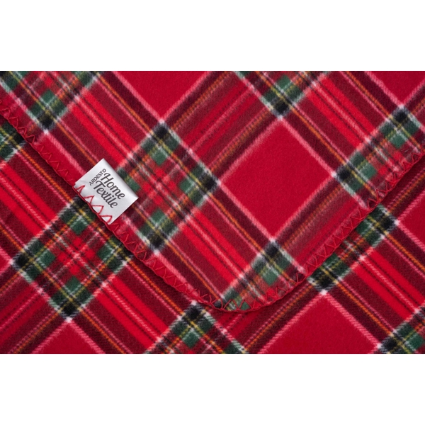 პლედი Ardesto ART0701PB Fleece, Plaid, Red