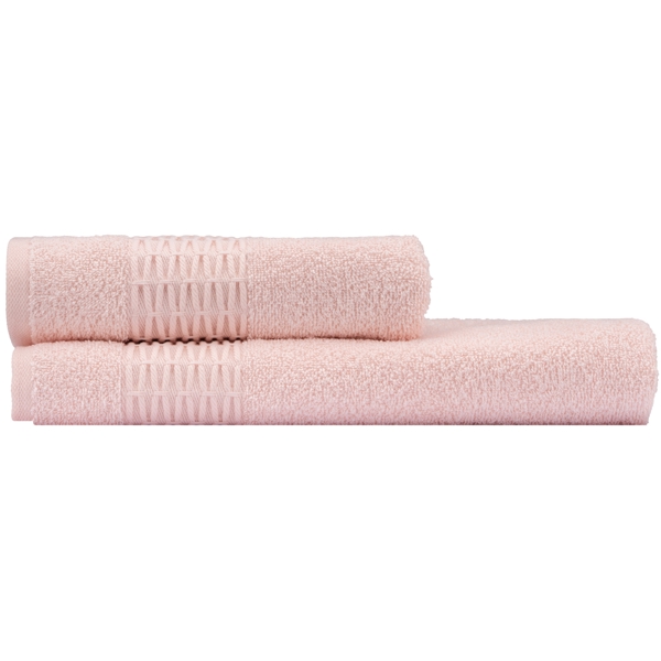 პირსახოცის ნაკრები Ardesto ART2357PW Terry Lotus, 2Pcs, Pink