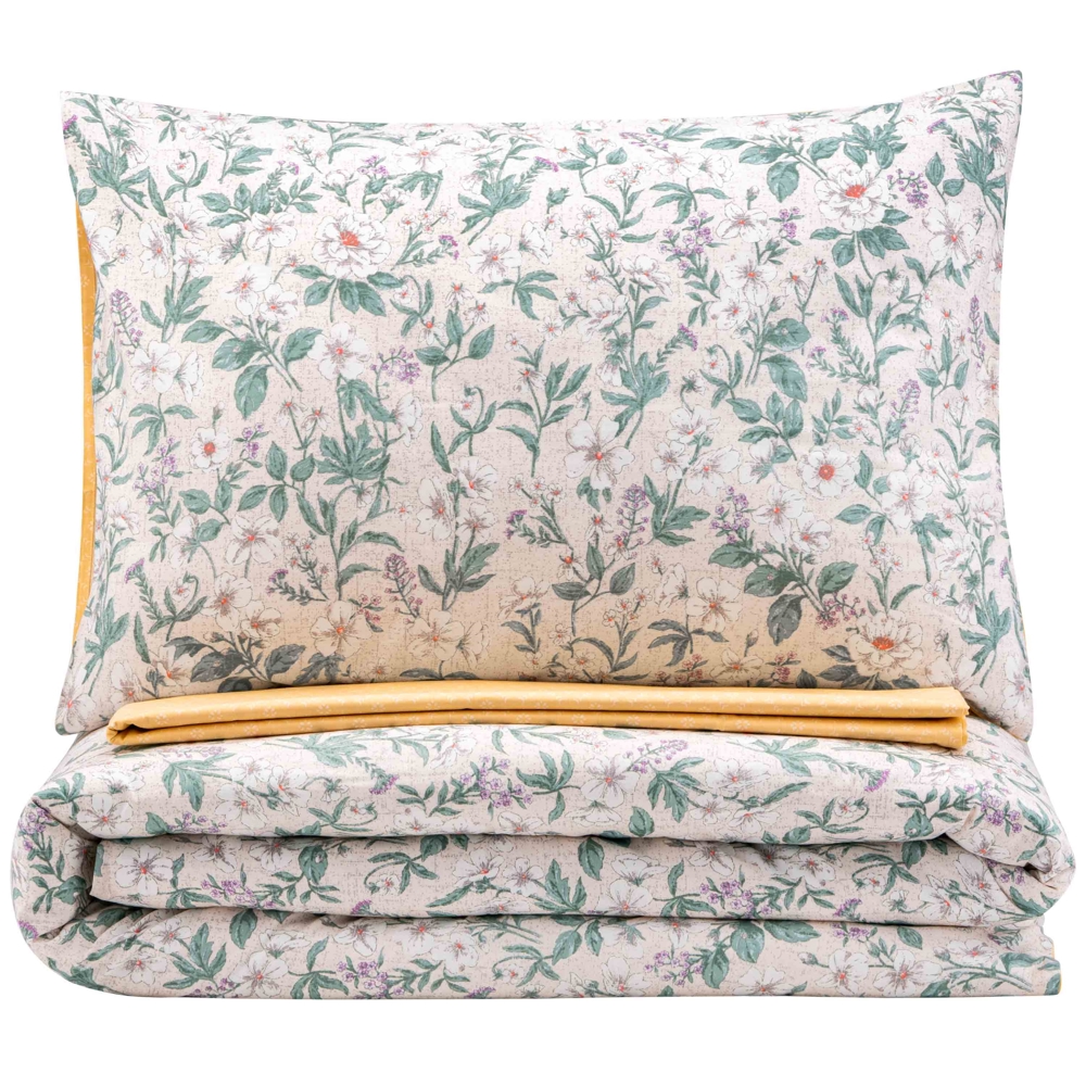 თეთრეულის ნაკრები Ardesto ART2022FW Gloria, Double Bed, Powder