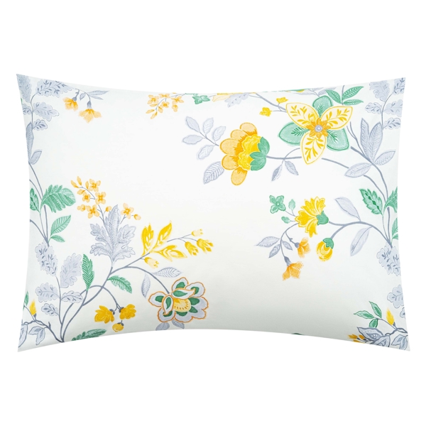 თეთრეულის ნაკრები Ardesto ART2022FE Gloria, Double Bed, Flowers Green