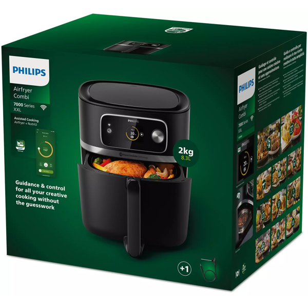 აეროგრილი Philips HD9880/90, 2200W, 8.3L, Air Fryer, Black