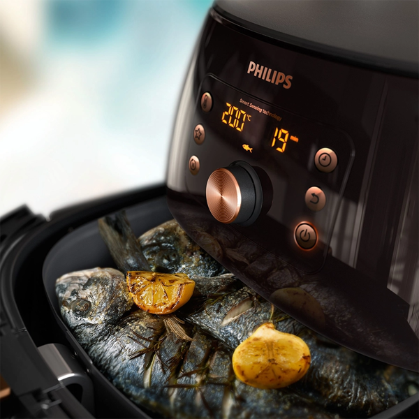 აეროგრილი Philips HD9867/90, 2225W, 7.3L, Air Fryer, Black