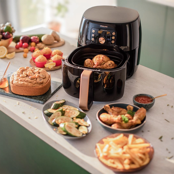 აეროგრილი Philips HD9867/90, 2225W, 7.3L, Air Fryer, Black